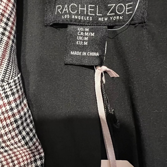 NWT Rachel Zoe Medium Plaid Vest - Picture 8 of 8